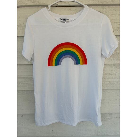 Sub Urban Riot Rainbow Graphic Tee White XS - Picture 2 of 5